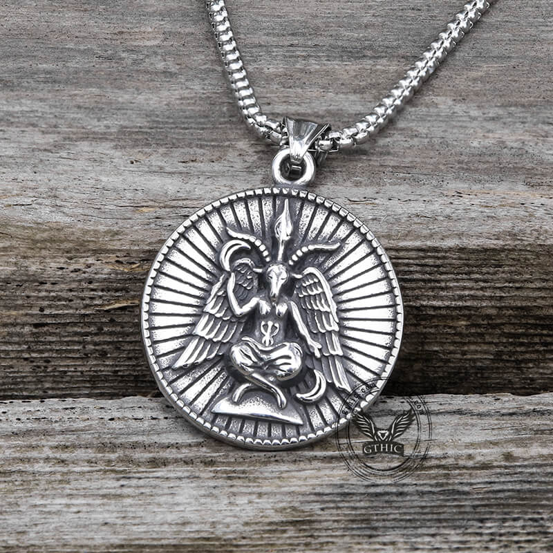Baphomet Goat Stainless Steel Satanic Pendant