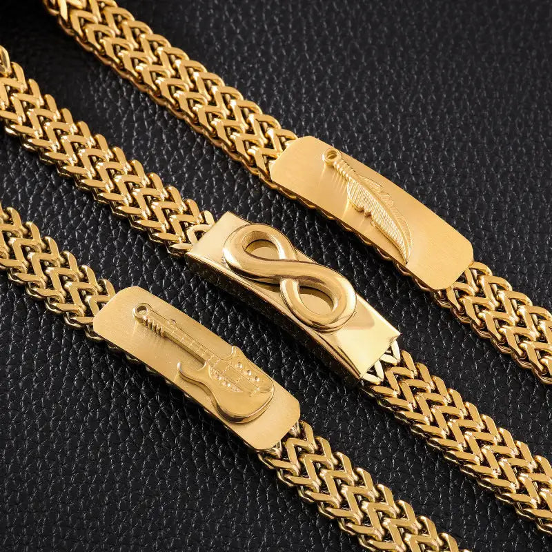 Retro Stainless Steel Three-dimensional Design Bracelet - Lootquake