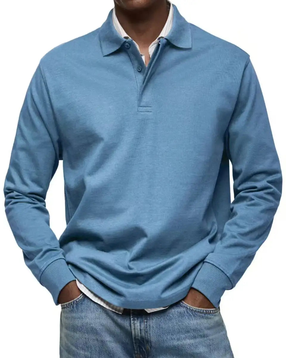 Men's Casual All-matching Long Sleeve Button Shirt - Lootquake