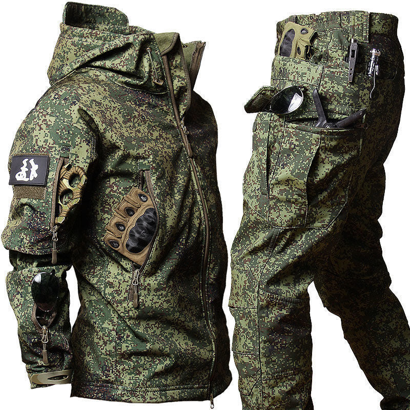 Winter Men's Camouflage Workwear And Assault Suit Set - Lootquake