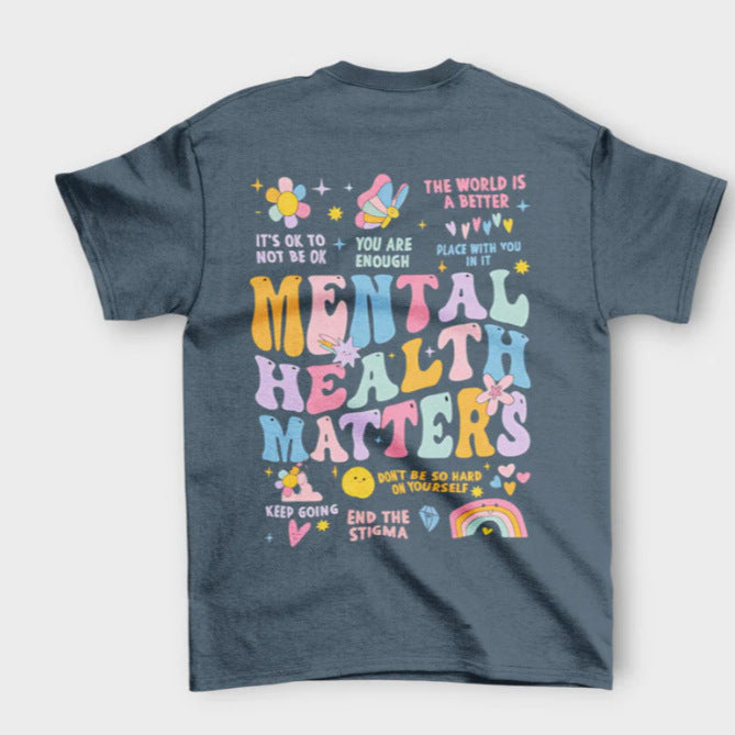 Camiseta de algodón con elementos de Acción de Gracias impresos en 2D