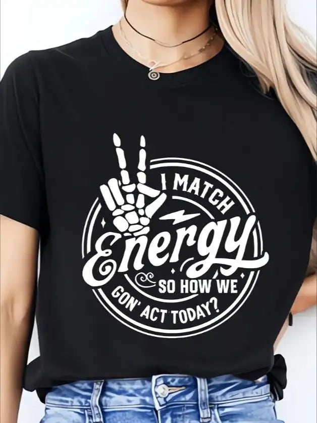 Women's Printed Short-sleeved T-shirt - Lootquake