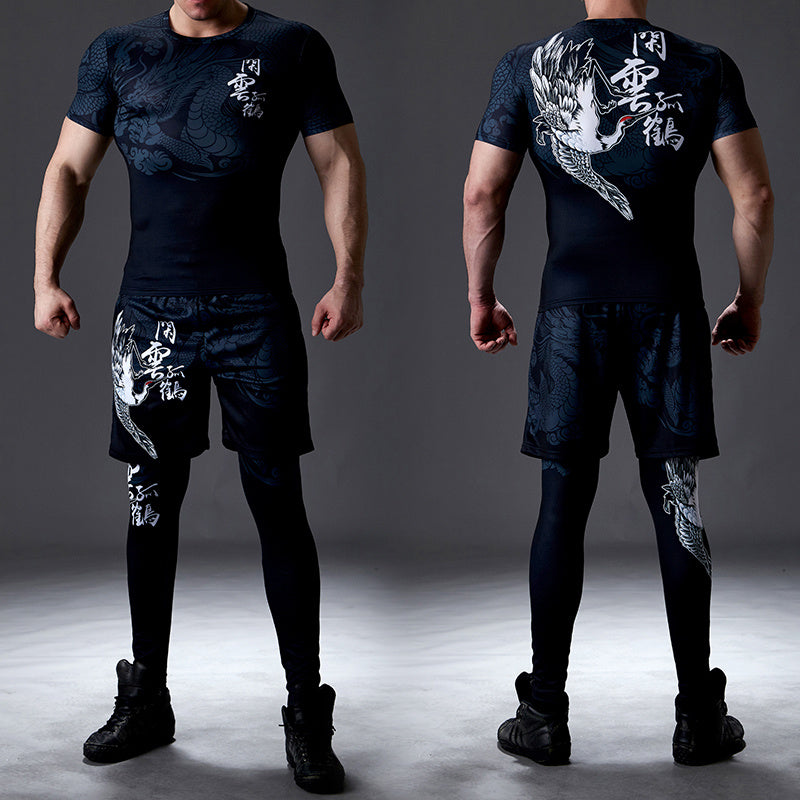 Men's Sweat-absorbent Quick-drying Fitness Suit - Lootquake