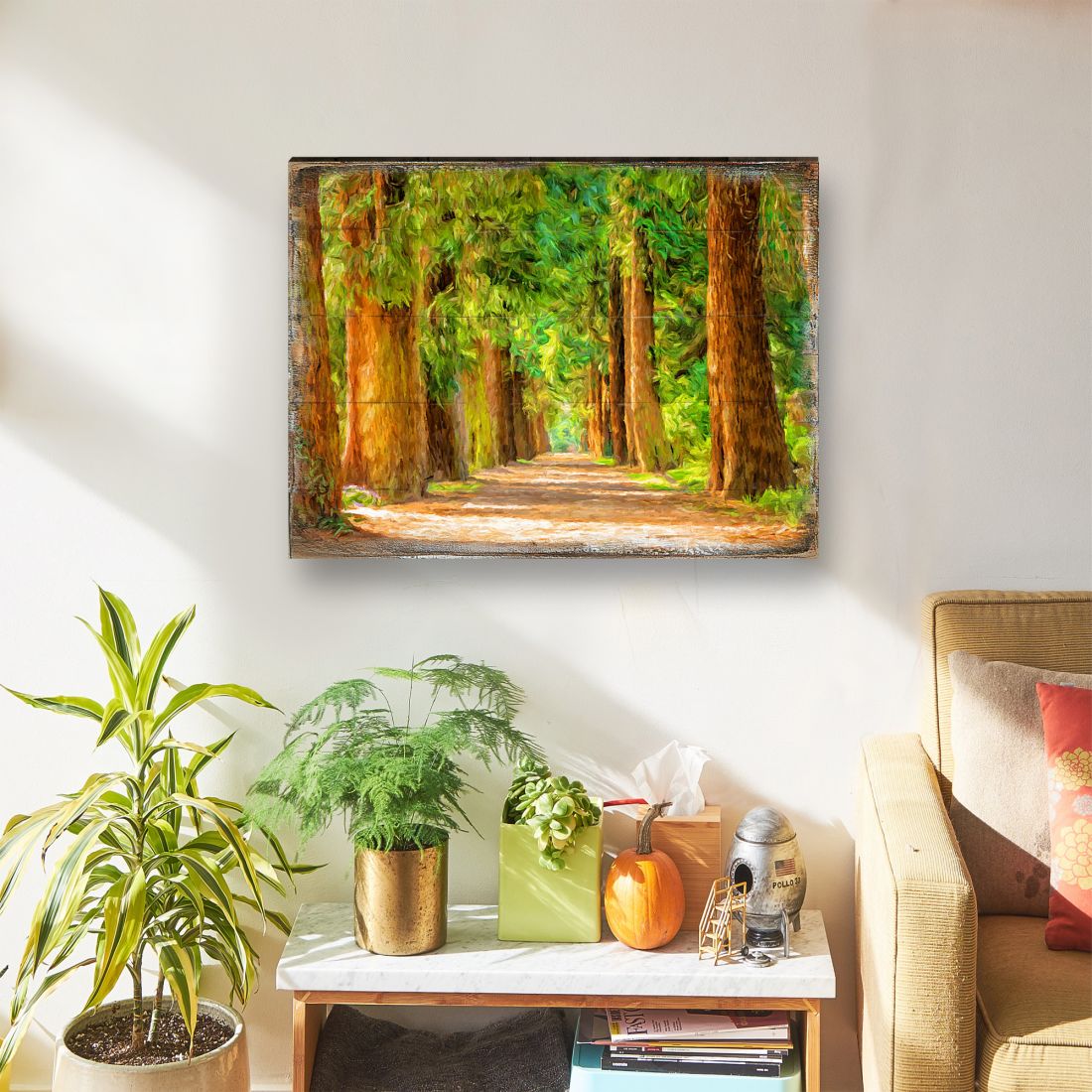 Laverriere Forest Art Wooden Wall Art by Nature Wonders - Nature Wildlife Decor - 95244B