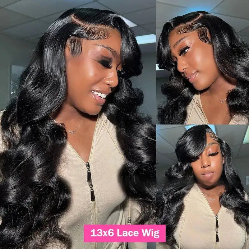 13x6 Front Lace Body Wave Lace Front Wig Human Hair - Lootquake
