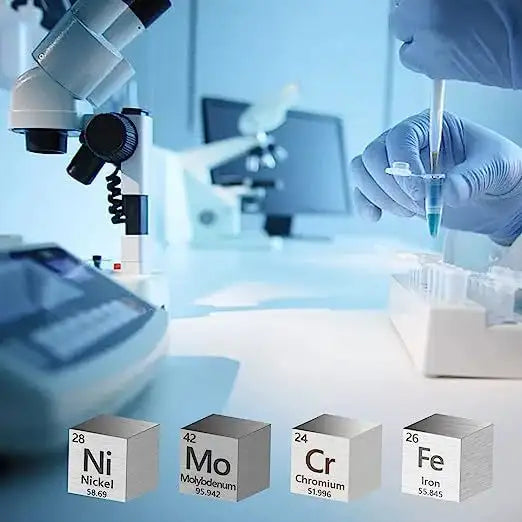 Metal Element Cube High Purity, Periodic Table Of Elements Collection For Element Collections Hobbies, Pure Tungsten Cube, Iron, Aluminum, Bismuth, - Lootquake