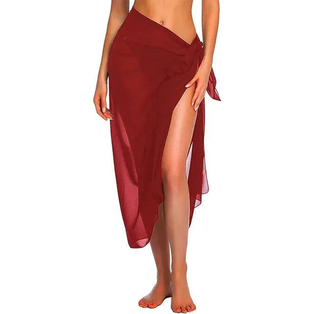 Beachside Bliss Sarong Wraps - Lightweight, Versatile Cover-Up for Effortless Beach Style