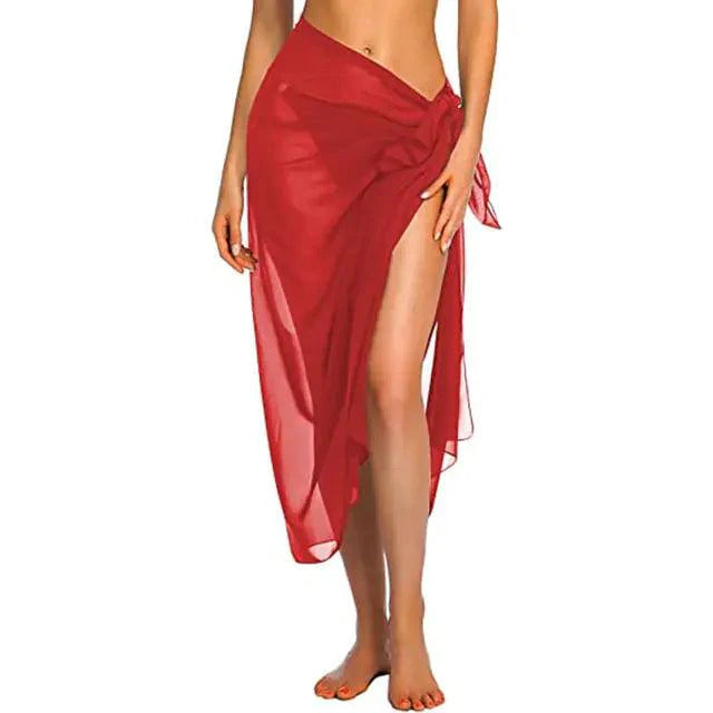 Beachside Bliss Sarong Wraps - Lightweight, Versatile Cover-Up for Effortless Beach Style