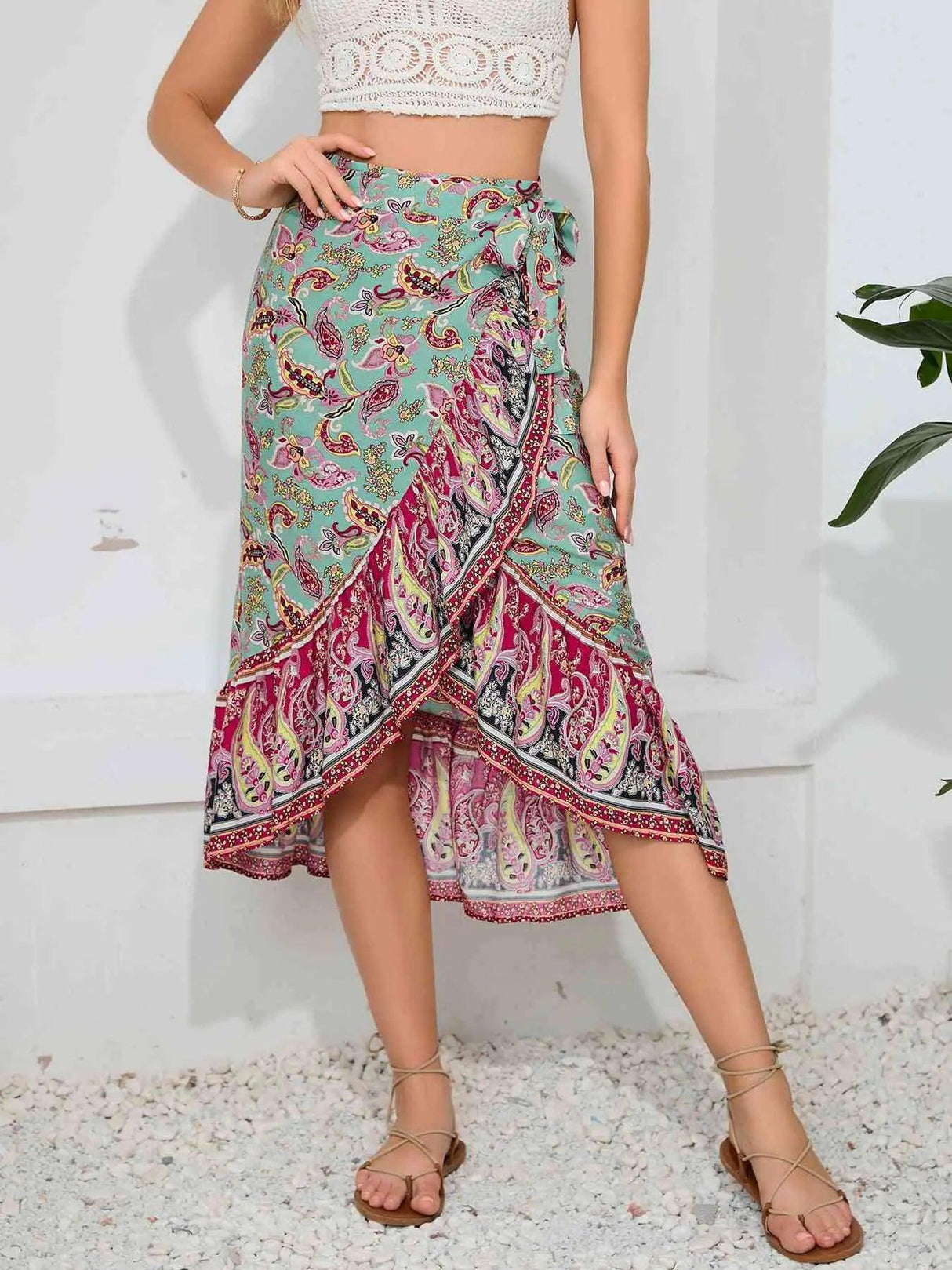 Boho Bliss Midi Skirt