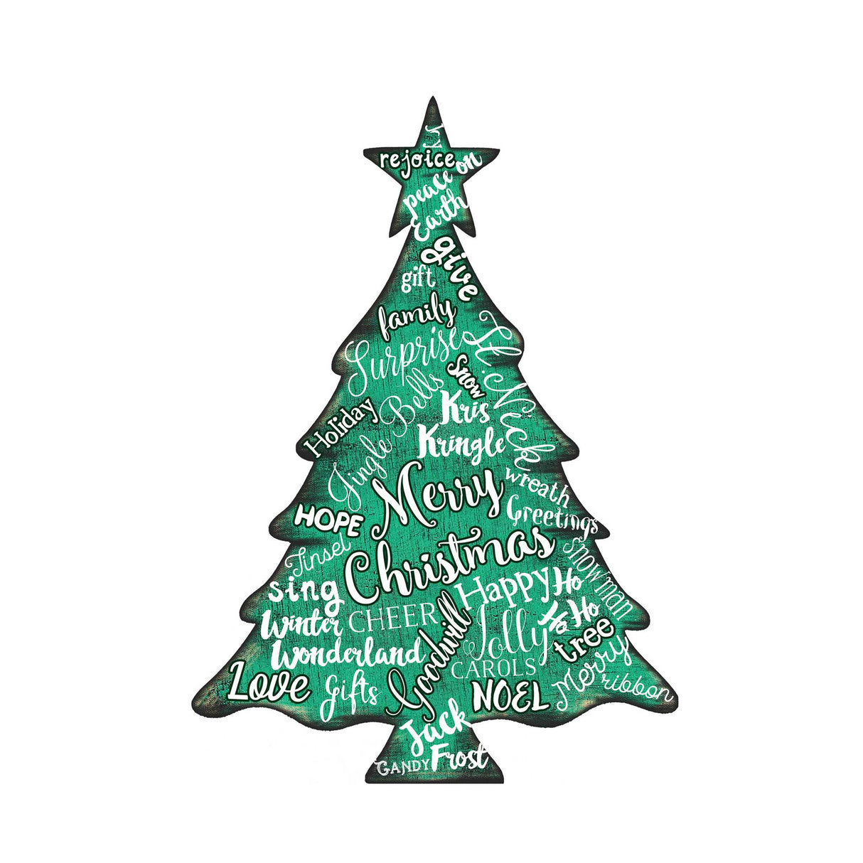 Merry Christmas Decorative Door Decor - Christmas Decor - 8198812-2H