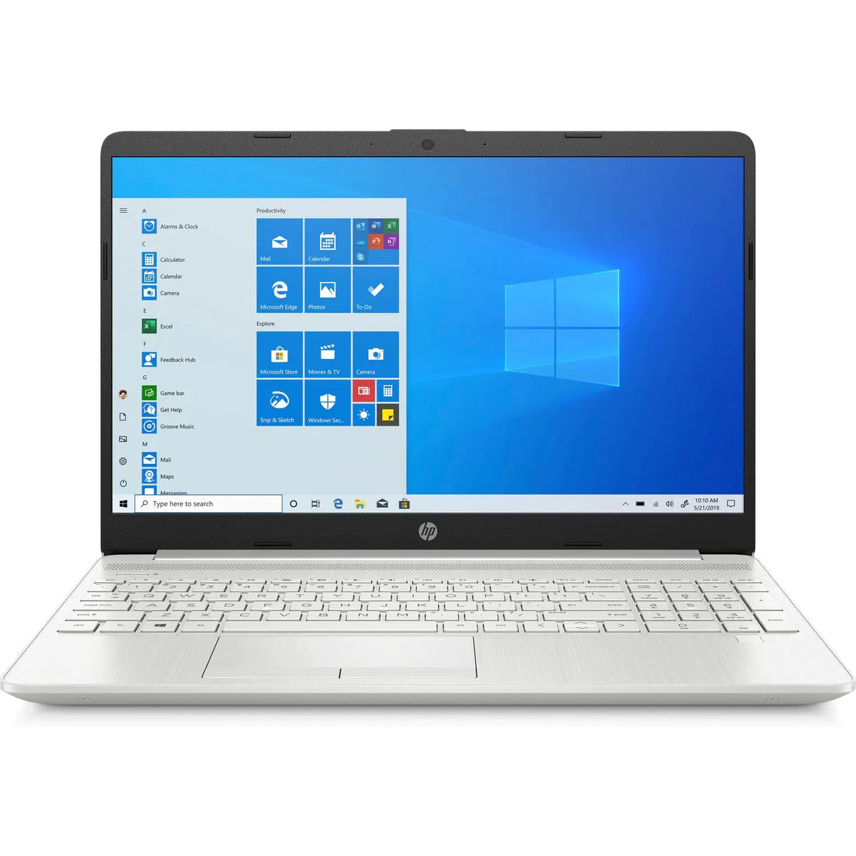 HP Laptop 15-GW0052CL 15.6" FHD AMD Ryzen 5 3500U Processor 8GB DDR4 RAM 256GB SSD AMD Radeon Graphics 2.1 Ghz Windows 10 Home Natural Silver Wi-Fi Bluetooth (Renewed) - Lootquake
