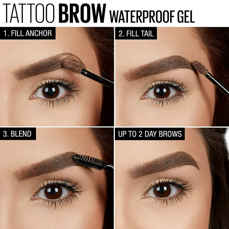 MAYBELLINE Tattoo Studio Waterproof Brow Gel