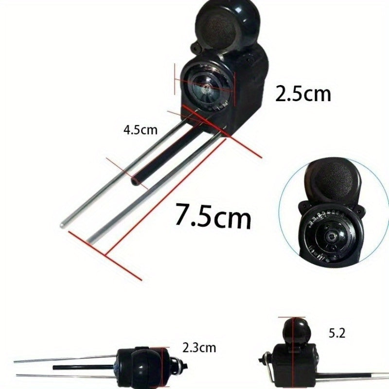 Set de pesca profesional de 1 pieza: cámara HD, soporte ajustable y monitor de cebo | Kit completo para pescadores | Varios tamaños (3,8-2 m). Regalo ideal para festivales, la mejor opción para los amantes de la pesca.