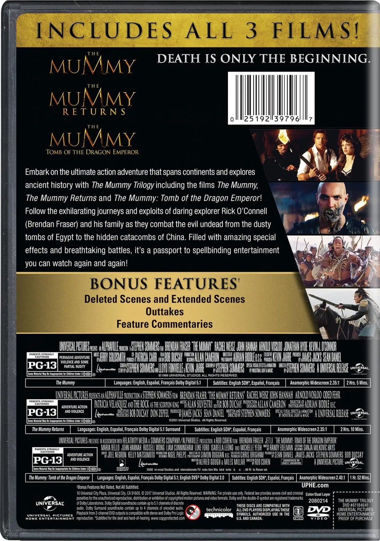 The Mummy Trilogy (DVD) - Lootquake