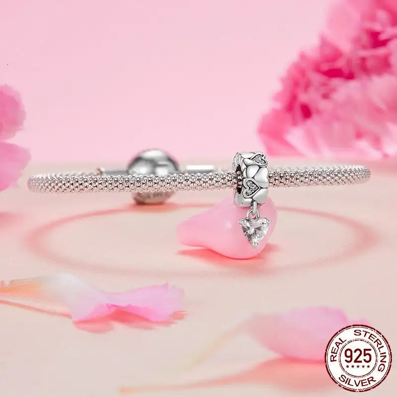 Heart-shaped Multi-part Silicone Spacer Beads Diy Accessories - Lootquake