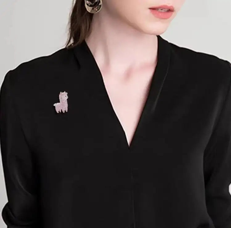 Cute Alpaca Brooch - Lootquake