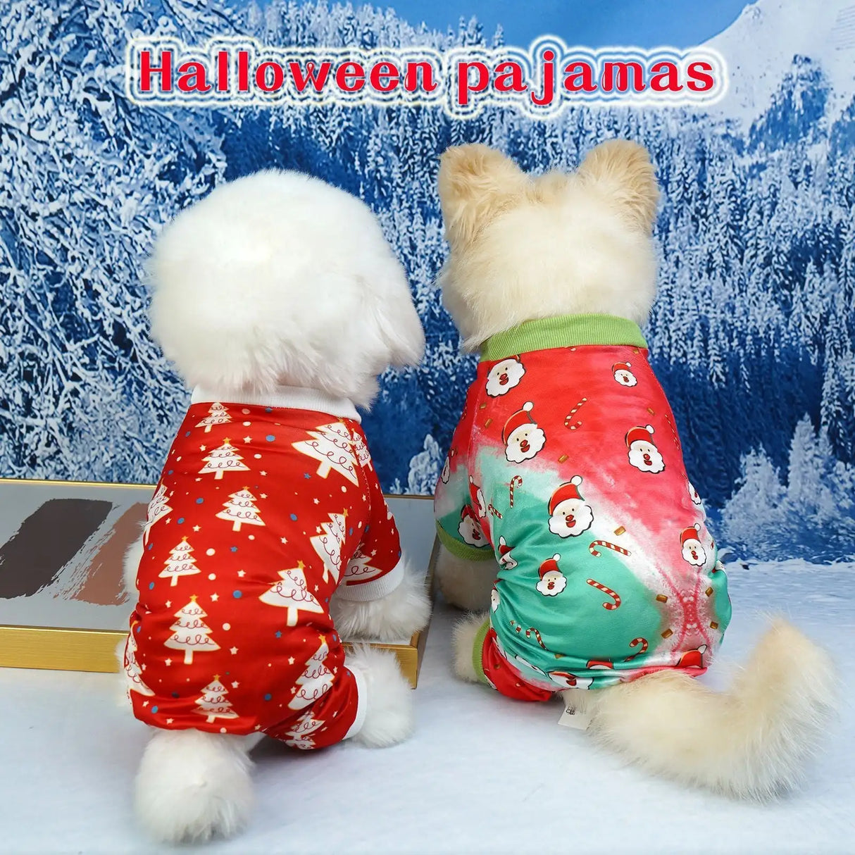 Pet Christmas Clothes Home Red Green - Lootquake