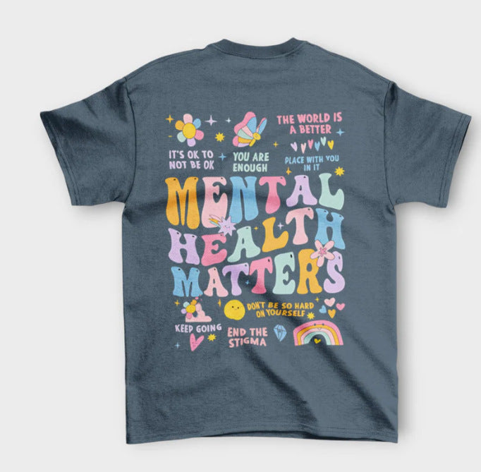 Camiseta de algodón con elementos de Acción de Gracias impresos en 2D