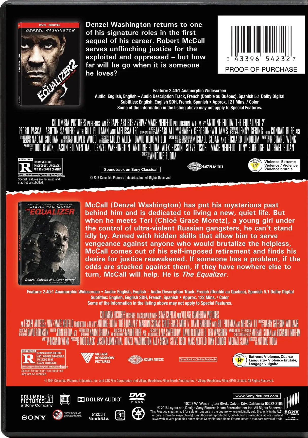 The Equalizer 2-Movie Collection (DVD + Digital Copy) (Walmart Exclusi - Lootquake