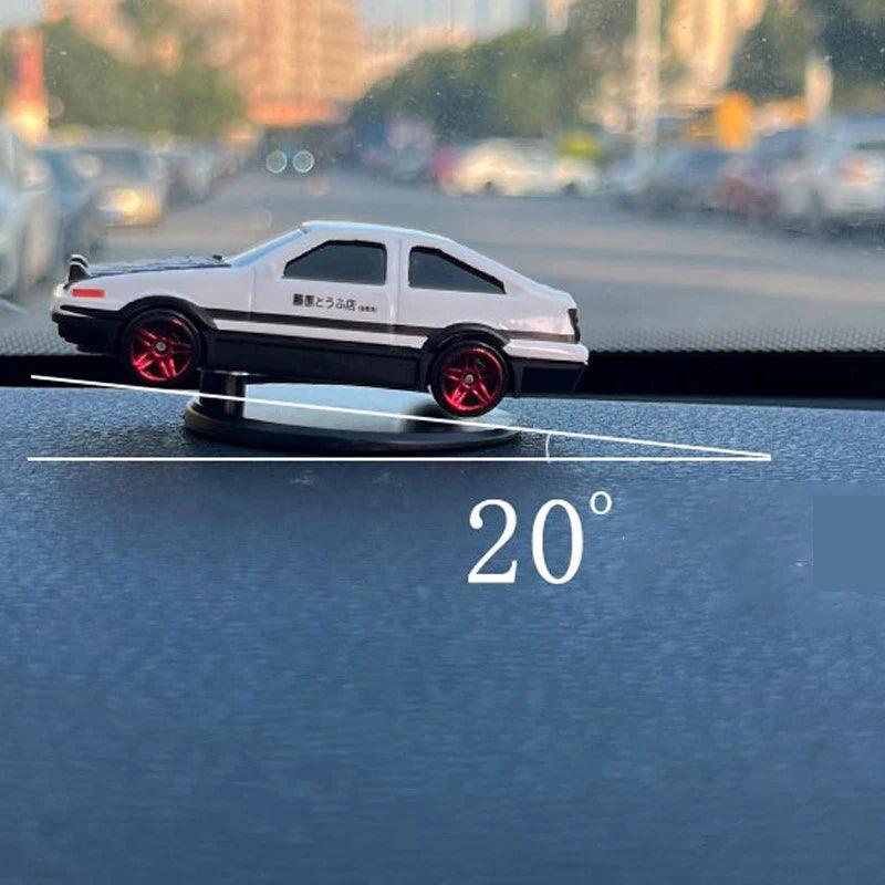 Car For lightning mcqueen Drift Rotating Ornaments Auto Dashboard Turning AE86 Model Deco Car Center Console Decoration