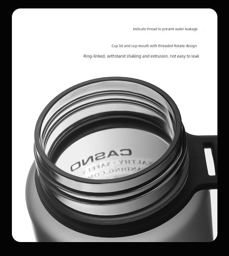 Casino Frosted Sports Water Cup Plastic Handy Cup Men and Women Creativity Portable Student Kettle with Lid Sports Bottle