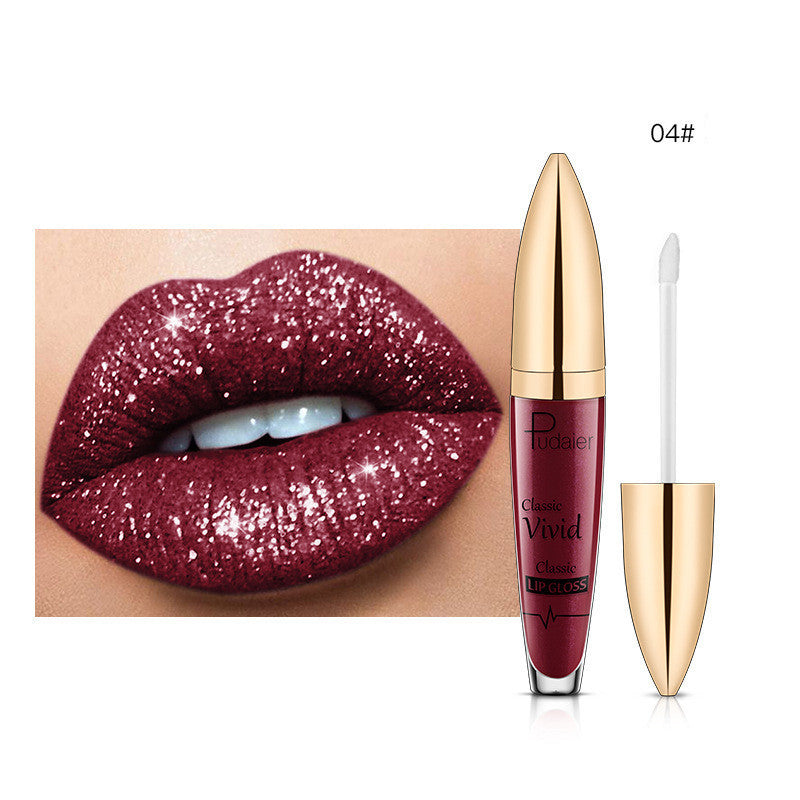 Pudaier Glitter Flip Matte Lip Gloss