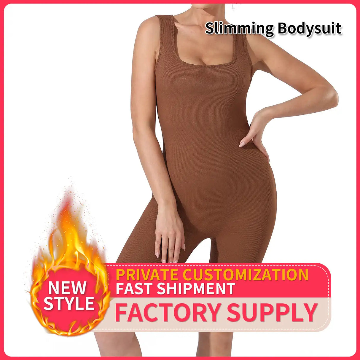 Women's Fashion Simple Solid Color Bodysuit - Lootquake
