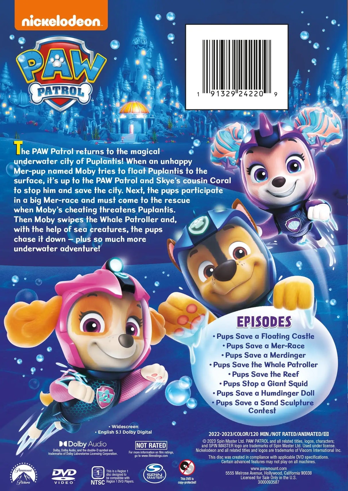 Paw Patrol Aqua Pups (DVD) - Lootquake