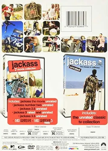 Jackass: Complete Movie and TV Collection (Includes Jackass 7-Movie Co - Lootquake