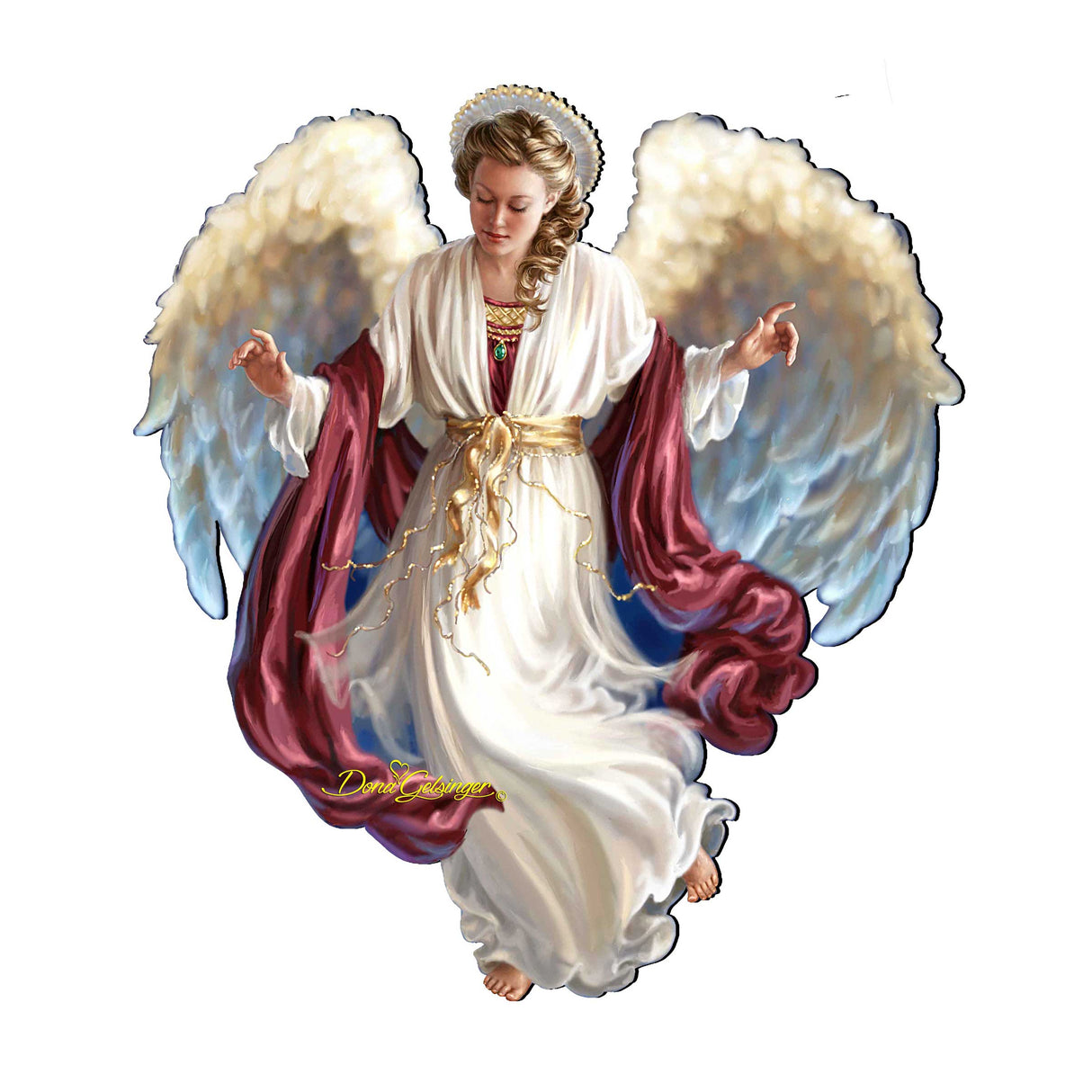 Decoración de puerta "Paz en la Tierra" de Gelsinger - Decoración navideña americana - 8461048H-1208