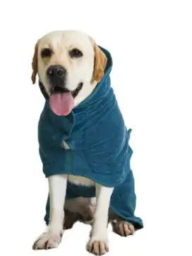 Absorbent Pet Bathrobe With Waist-wrapped Microfiber - Lootquake