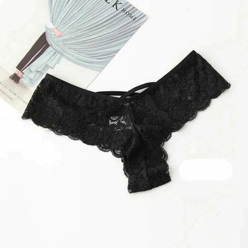 Chic 4-Pack Lace G-String Panties for Women
