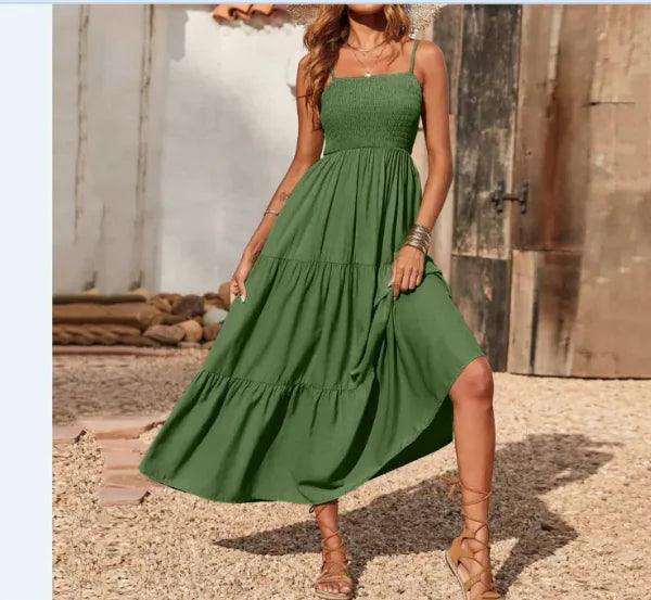 Chic Chiffon Layered Swing Dress