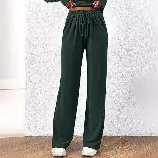 Chic Long-Sleeve Trousers Set