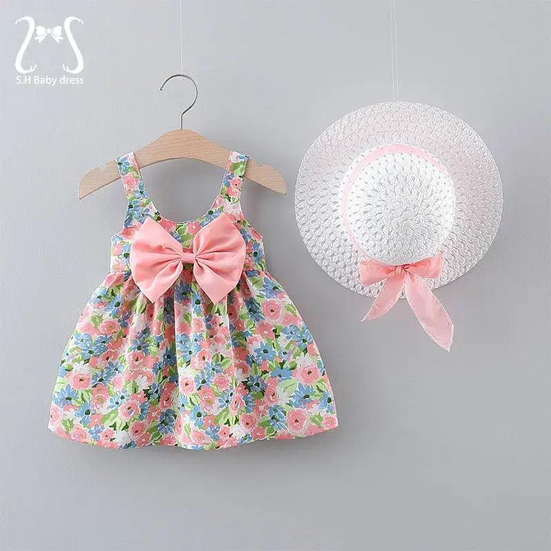 Chic Toddler Girl Summer Duo Dresses