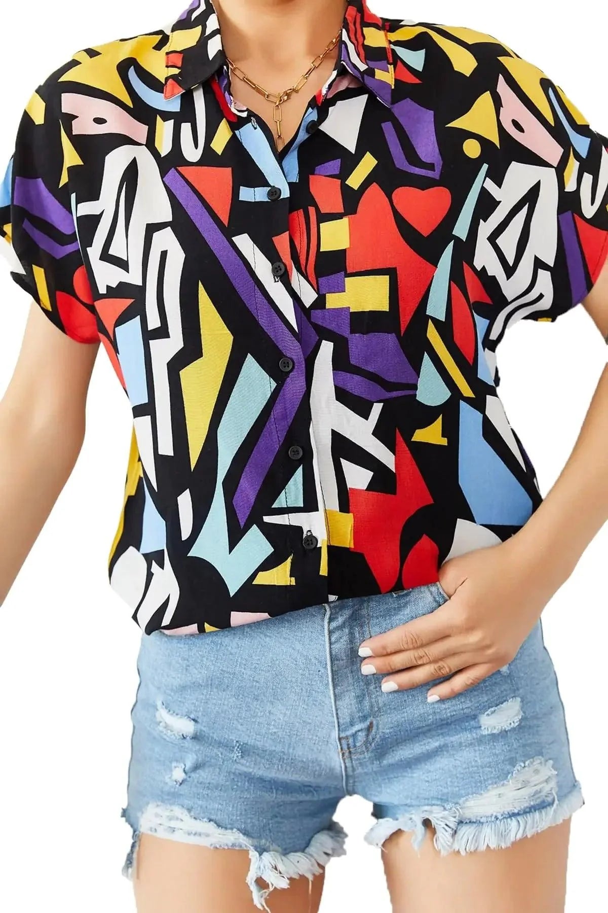 Chic Women's Long Sleeve Button-Down Blouses