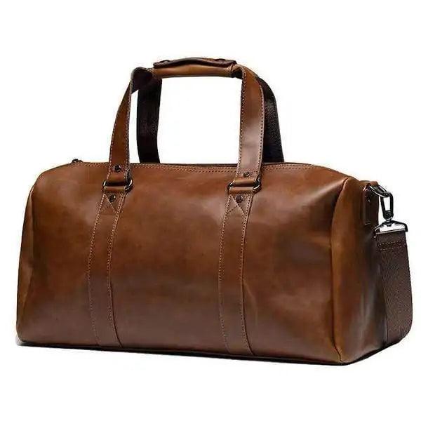 Classic Leather Duffel Bag