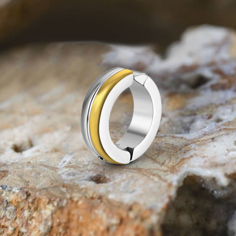 Puños clásicos de acero inoxidable de doble capa