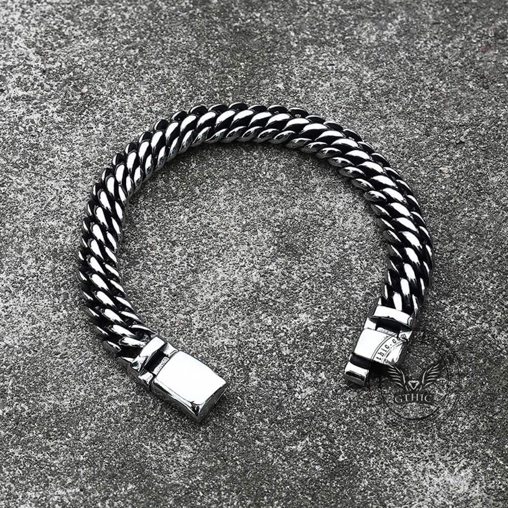 Classic Stainless Steel Biker Bracelet