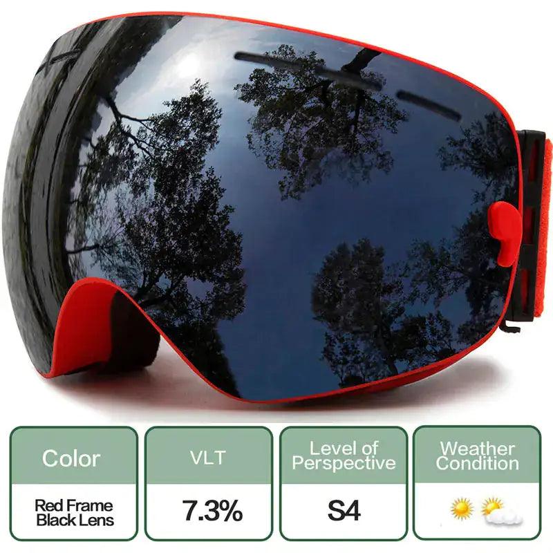 ClearView Anti-Fog Ski Goggles