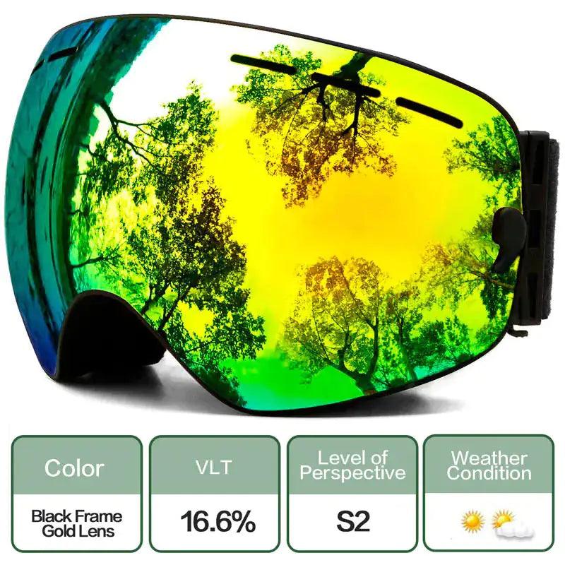 ClearView Anti-Fog Ski Goggles