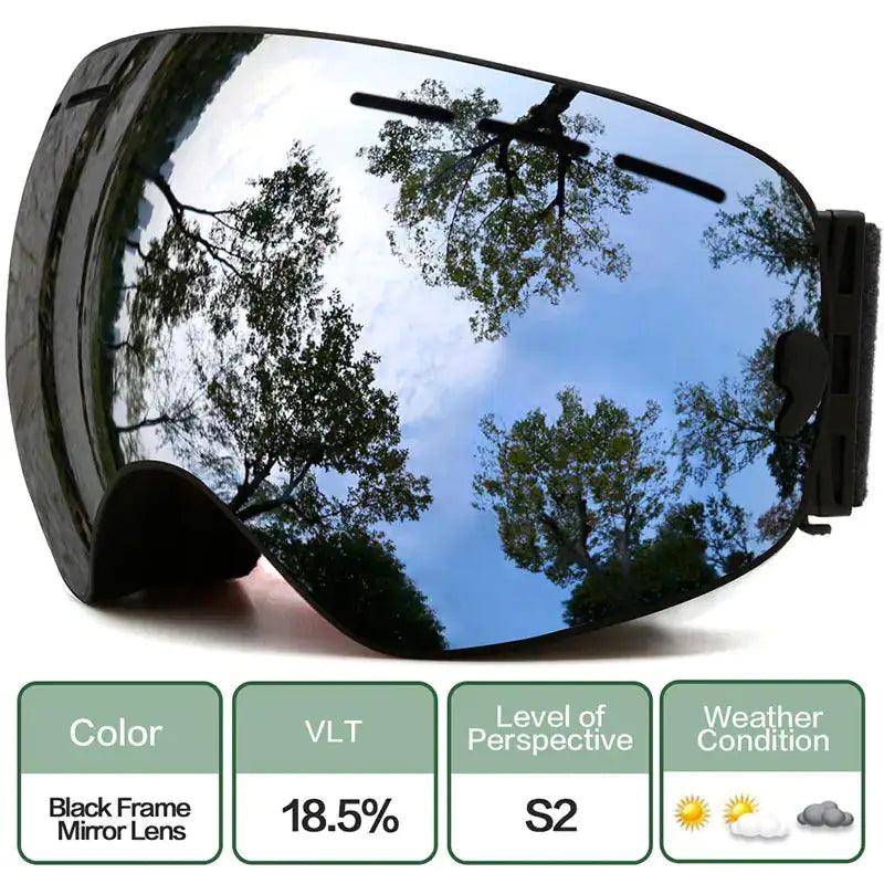 ClearView Anti-Fog Ski Goggles