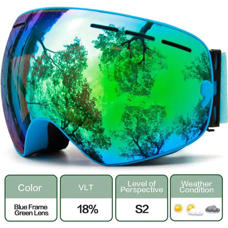 ClearView Anti-Fog Ski Goggles