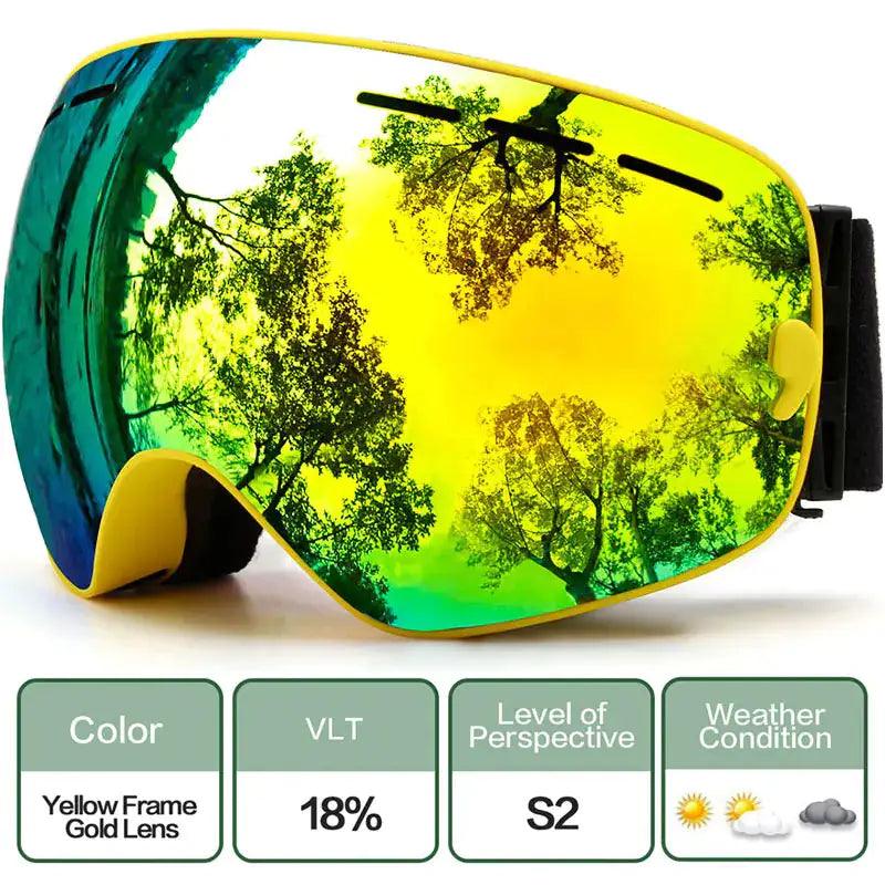 ClearView Anti-Fog Ski Goggles