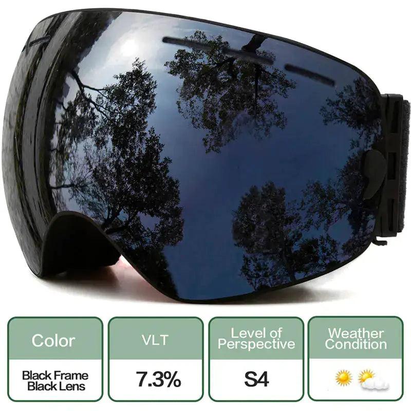 ClearView Anti-Fog Ski Goggles
