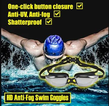 ClearView Swim Goggles + HD Clarity + Unmatched Comfort for Ultimate Performance