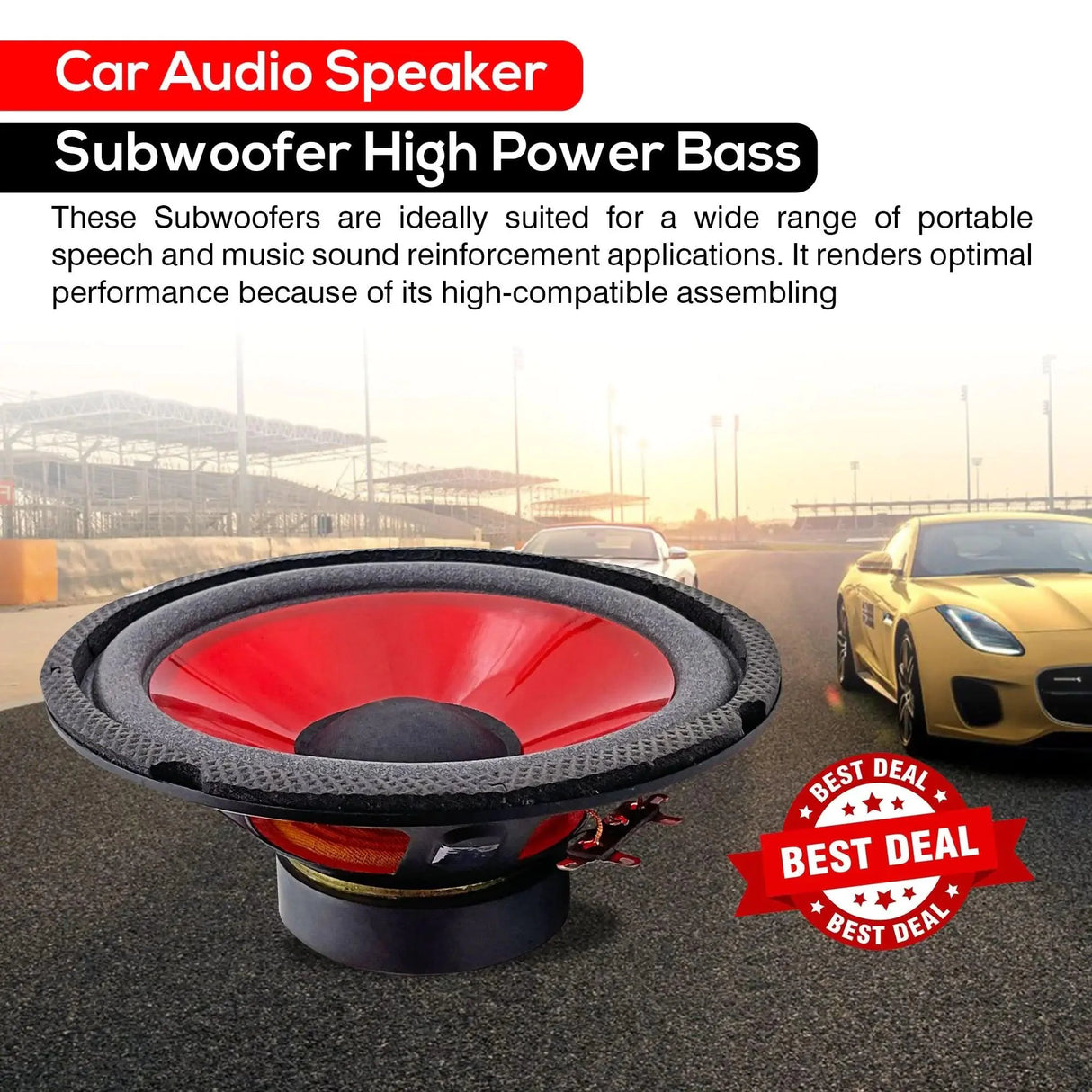 CoreBass 6 Inch 300W Car Subwoofer