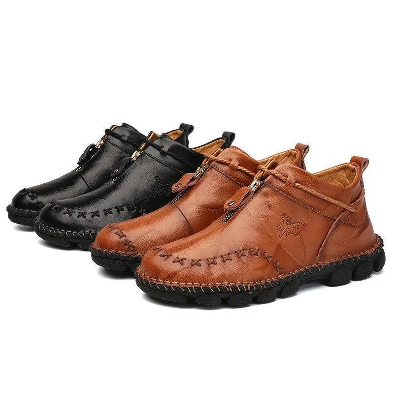 Cowhide Leather Men's Boots