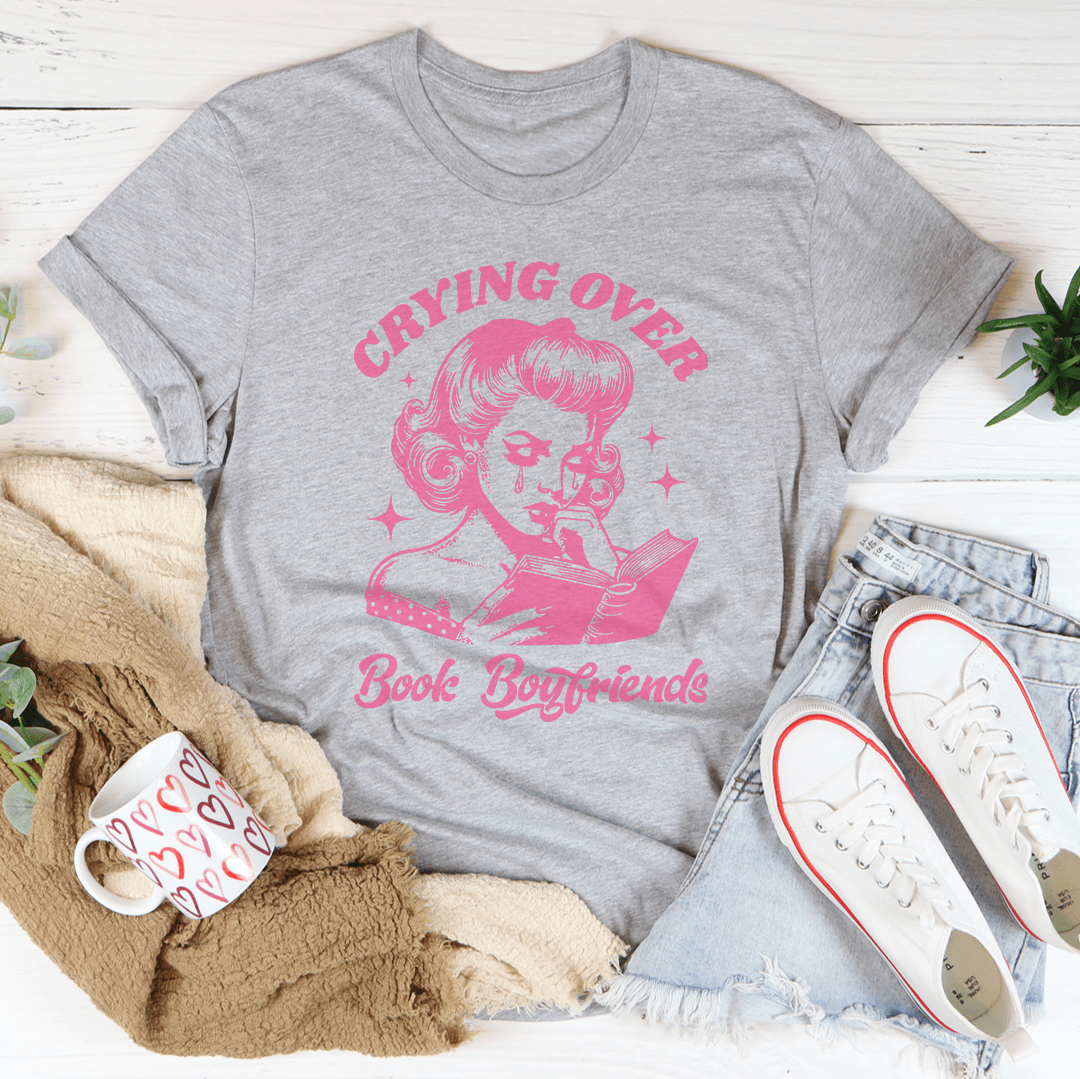 Crying Over Book Boyfriends Tee