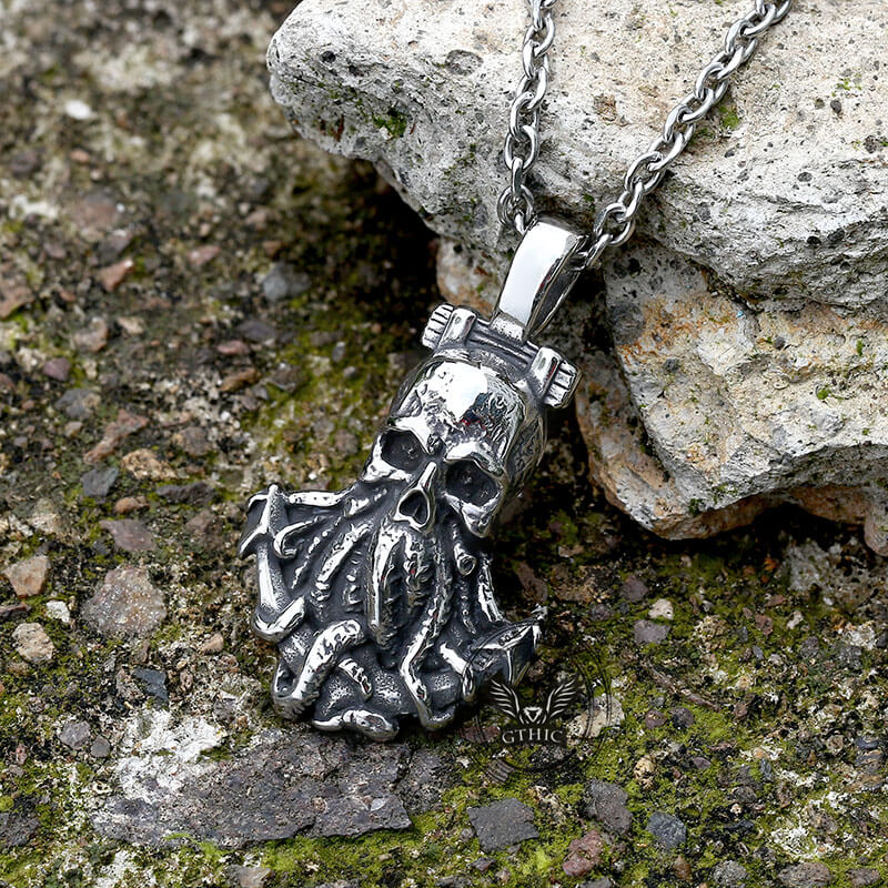 Cthulhu Octopus Stainless Steel Animal Pendant